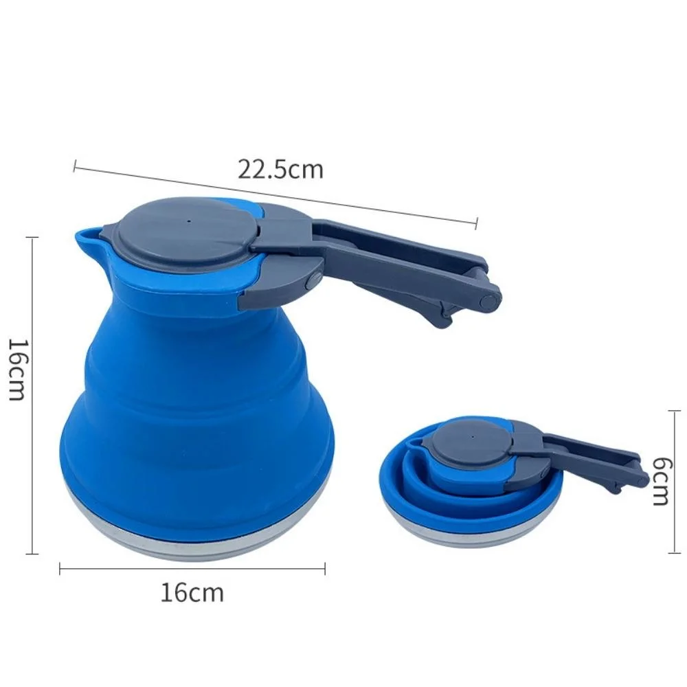 Hiking Camping and Indoor Foldable Silicone Kettle Boiled Water Ideal Wbb20011