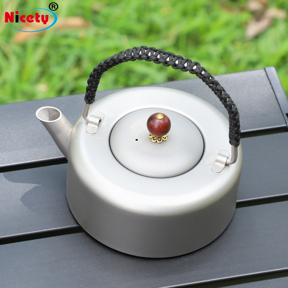 Camping Outsdoor Ultralight Popular Titanium Water Kettle with Filter for Hiking